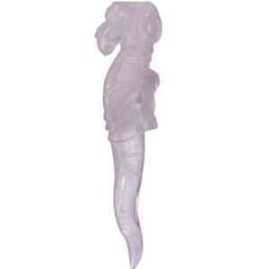 Gorgeous Clear Quartz Seahorse Wand